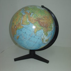 Глобус Земли фезический
