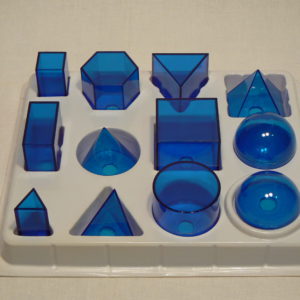 Набор прозрачных геометрических тел (12 предметов)